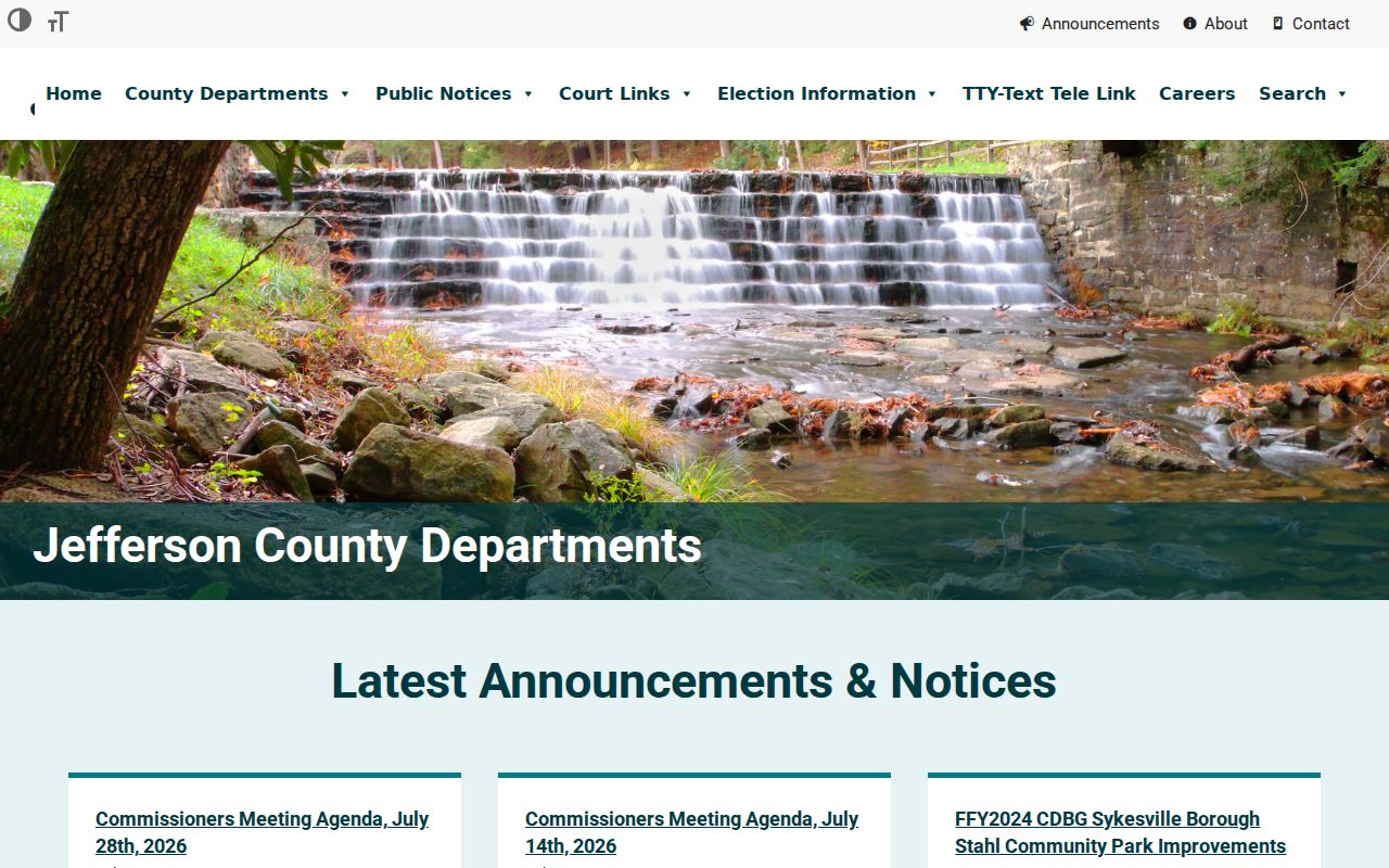 Jefferson County criminal history department directory